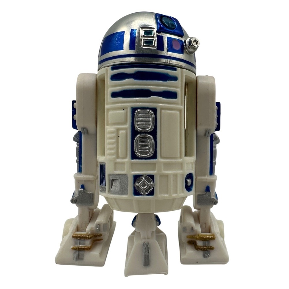 Hasbro Star Wars R2-D2 Action Figure 2.5 Inch White Blue 1998 Good Vintage Droid
